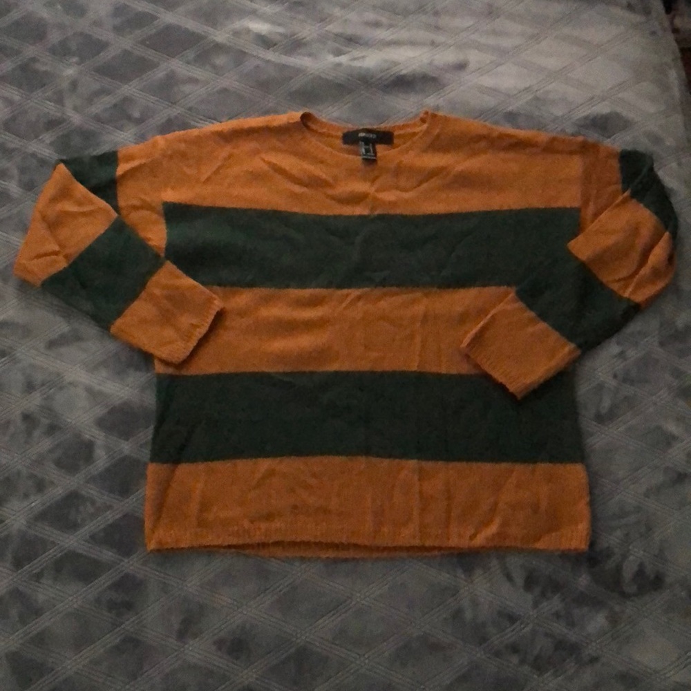 Forever 21 Striped Crewneck Sweater NWOT